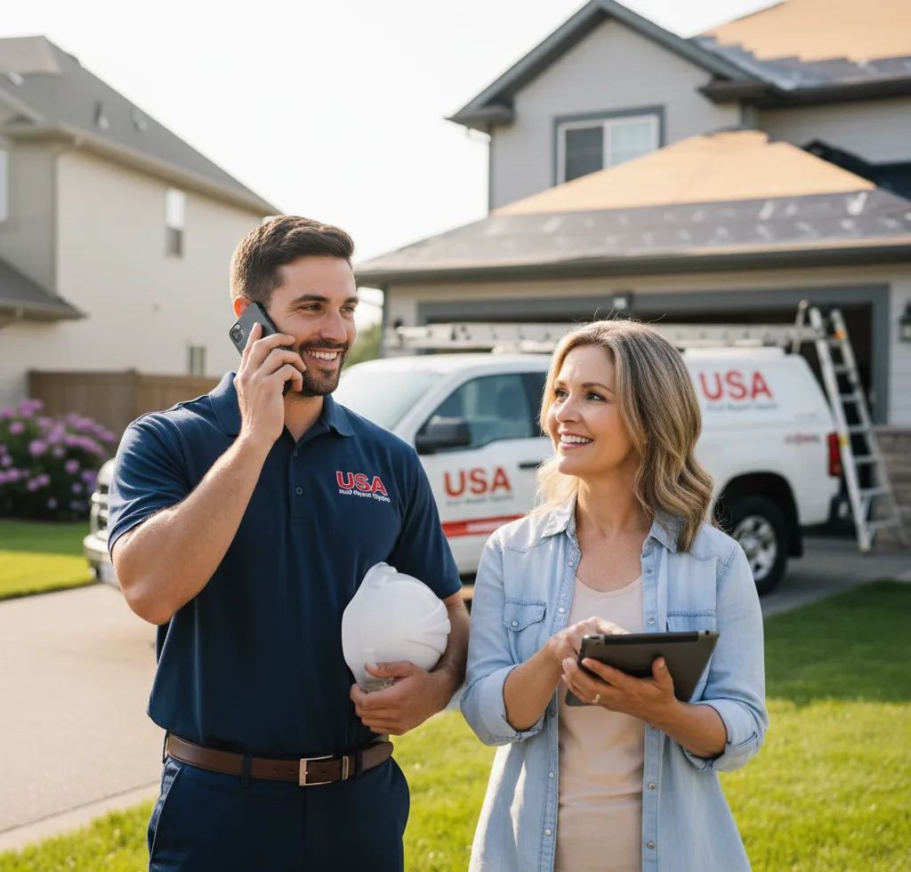 USA Roof Repair Experts customer support in Lehighton